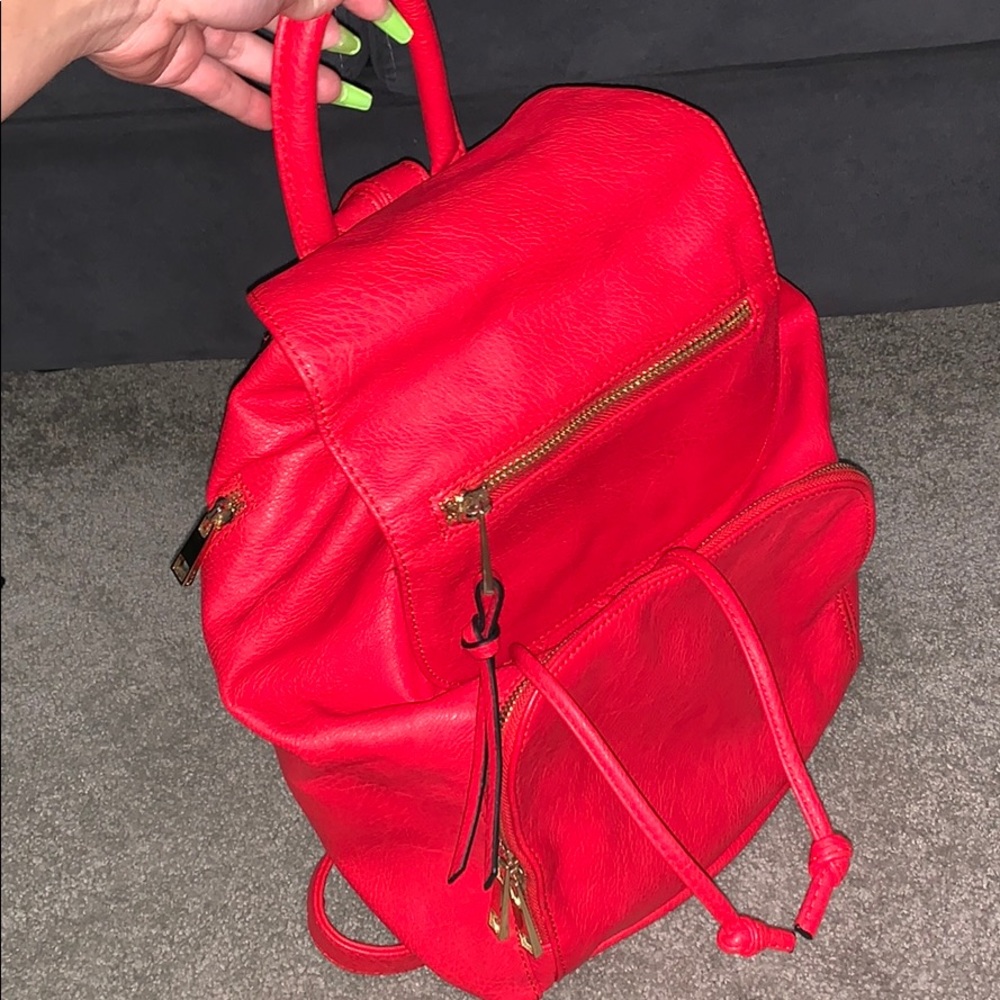 Aldo Red Backpack